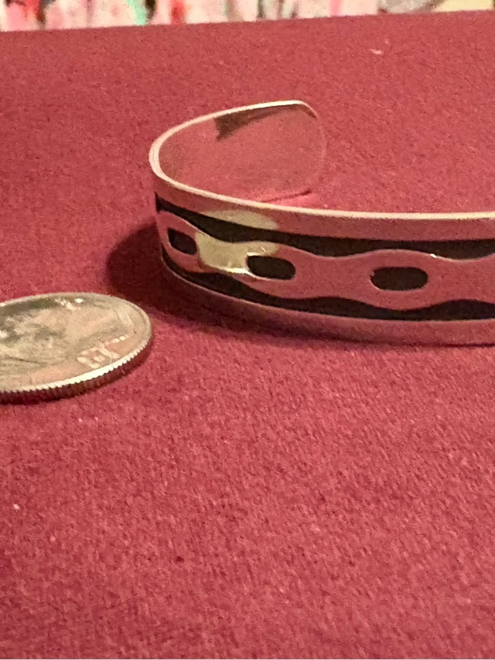 Women’s Sterling Silver Bracelet - Polished very pretty solid